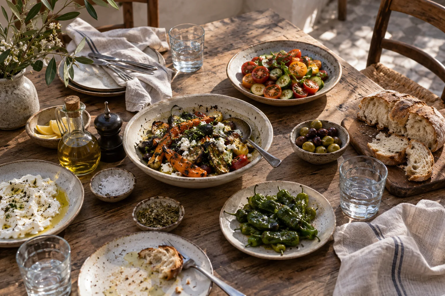 Around a table, a world of stories